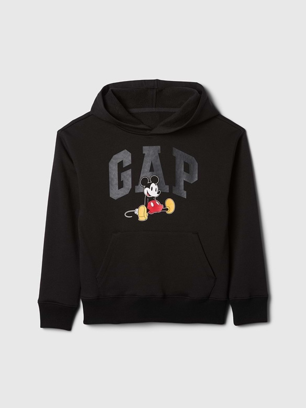 GAP Kids Black Mickey Mouse Logo Hoodie size 6-12M